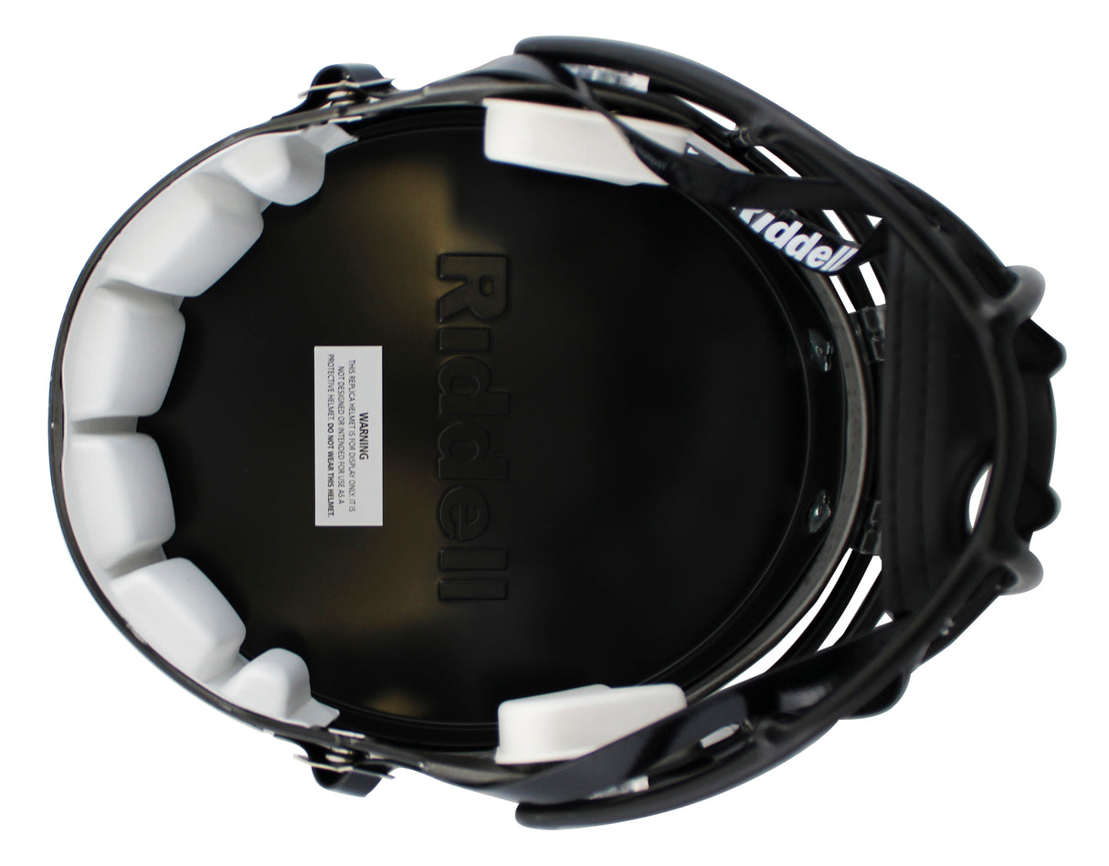 ASU Terrell Suggs "Fork Em" Signed Black Full Size Speed Rep Helmet BAS Witness
