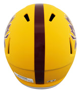 ASU Terrell Suggs "Fork Em" Signed Sparky F/S Speed Rep Helmet W/ Case BAS Wit