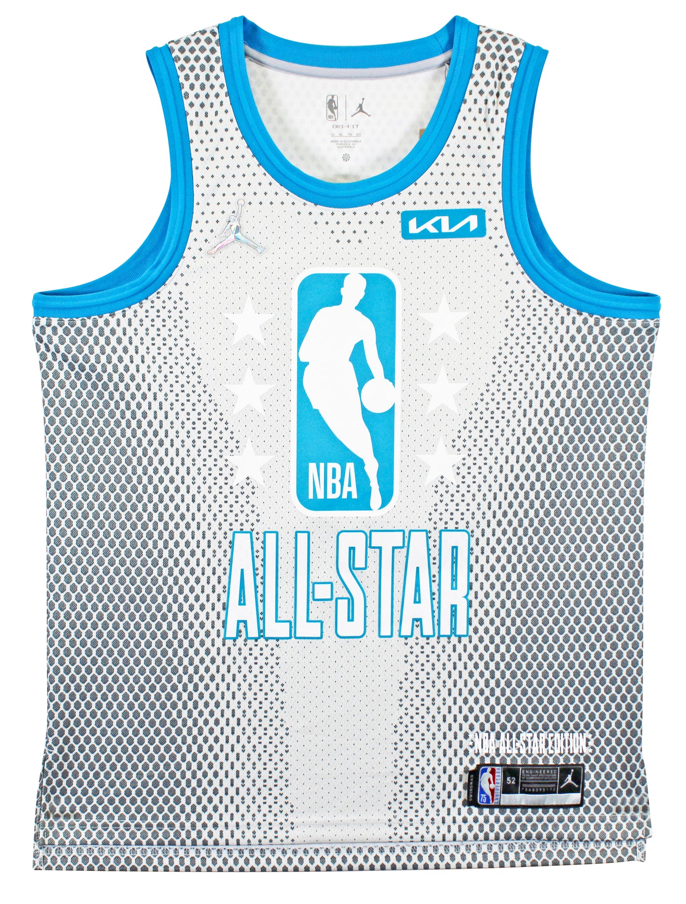 Warriors Stephen Curry "ASG MVP" Signed White 75th Anniv. ASG Nike Jersey BAS