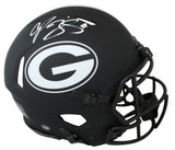 Georgia Champ Bailey Signed Eclipse F/S Speed Proline Helmet W/ Case BAS Witness