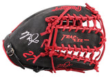 Angels Mike Trout Signed Black Rawlings Player Model Baseball Glove MLB & BAS 3