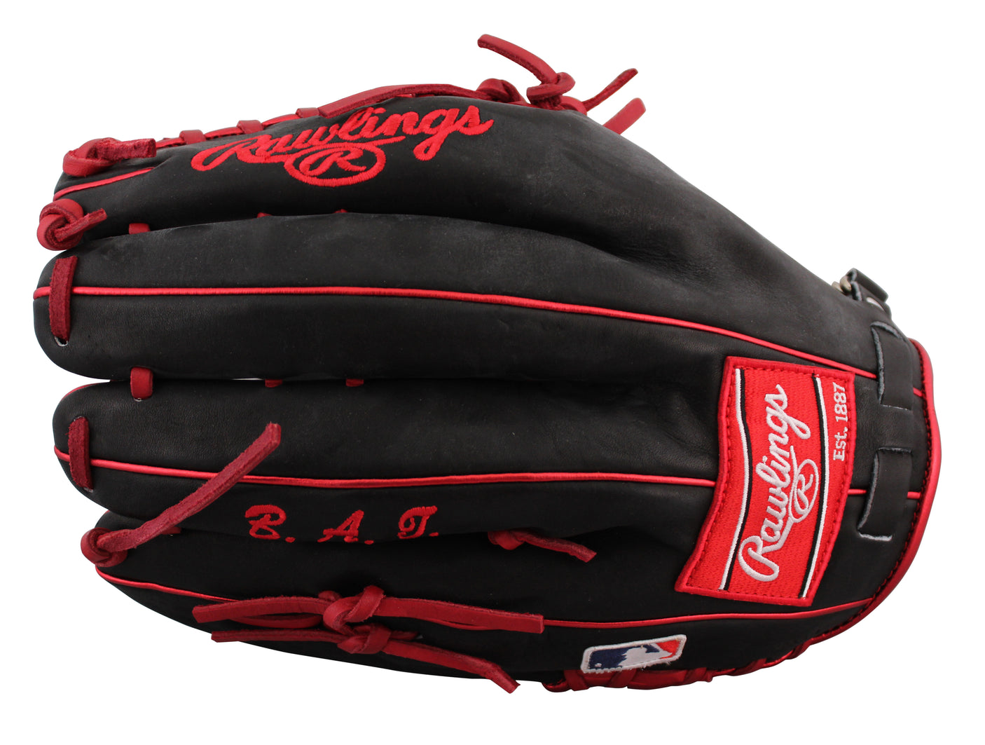 Angels Mike Trout Signed Black Rawlings Player Model Baseball Glove MLB & BAS 3