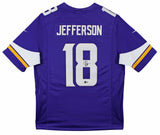 Vikings Justin Jefferson Authentic Signed Purple Nike Limited Jersey BAS Witness