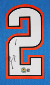 Thunder Shai Gilgeous-Alexander Signed Blue Nike Swingman Jersey BAS #BV70406