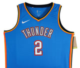 Thunder Shai Gilgeous-Alexander Signed Blue Nike Swingman Jersey BAS #BV70406
