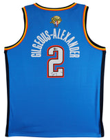 Thunder Shai Gilgeous-Alexander Signed Blue Nike Swingman Jersey BAS #BV70413