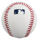 Rangers Evan Carter "MLB Debut 9-8-23" Authentic Signed OML Baseball BAS Witness