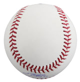 Rangers Evan Carter "MLB Debut 9-8-23" Authentic Signed OML Baseball BAS Witness