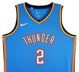 Thunder Shai Gilgeous-Alexander Signed Blue Nike Swingman Jersey BAS #BV70413