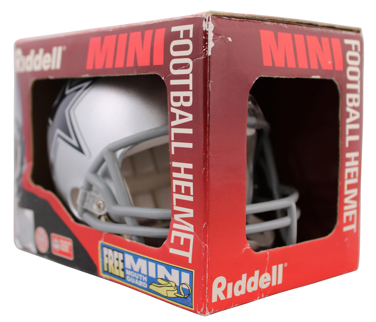 Cowboys Michael Irvin Signed Vintage VSR4 Replica Mini Helmet BAS #BR84245