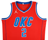 Thunder Shai Gilgeous-Alexander Signed Orange Nike Swingman Jersey BAS #BV70417