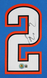 Thunder Shai Gilgeous-Alexander Signed Blue Nike Swingman Jersey BAS #BV70421