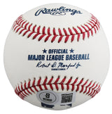 Rangers Josh Smith Authentic Signed OML Baseball Autographed BAS Witnessed