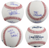 Twins Pat Mahomes Sr. "The Original, Who's Your Daddy?" Signed OML Baseball JSA