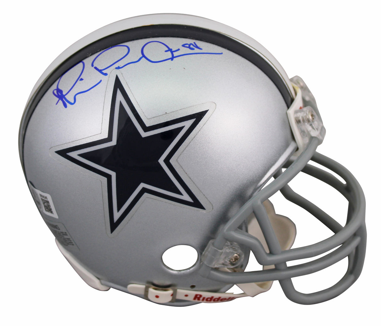 Cowboys Michael Irvin Signed Vintage VSR4 Replica Mini Helmet BAS #BR84245