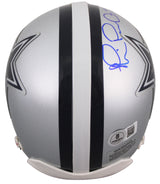 Cowboys Michael Irvin Signed Vintage VSR4 Replica Mini Helmet BAS #BR84245