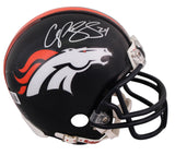 Broncos Champ Bailey Authentic Signed VSR4 Mini Helmet Autographed BAS #BR84248