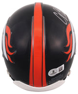 Broncos Champ Bailey Authentic Signed VSR4 Mini Helmet Autographed BAS #BR84248