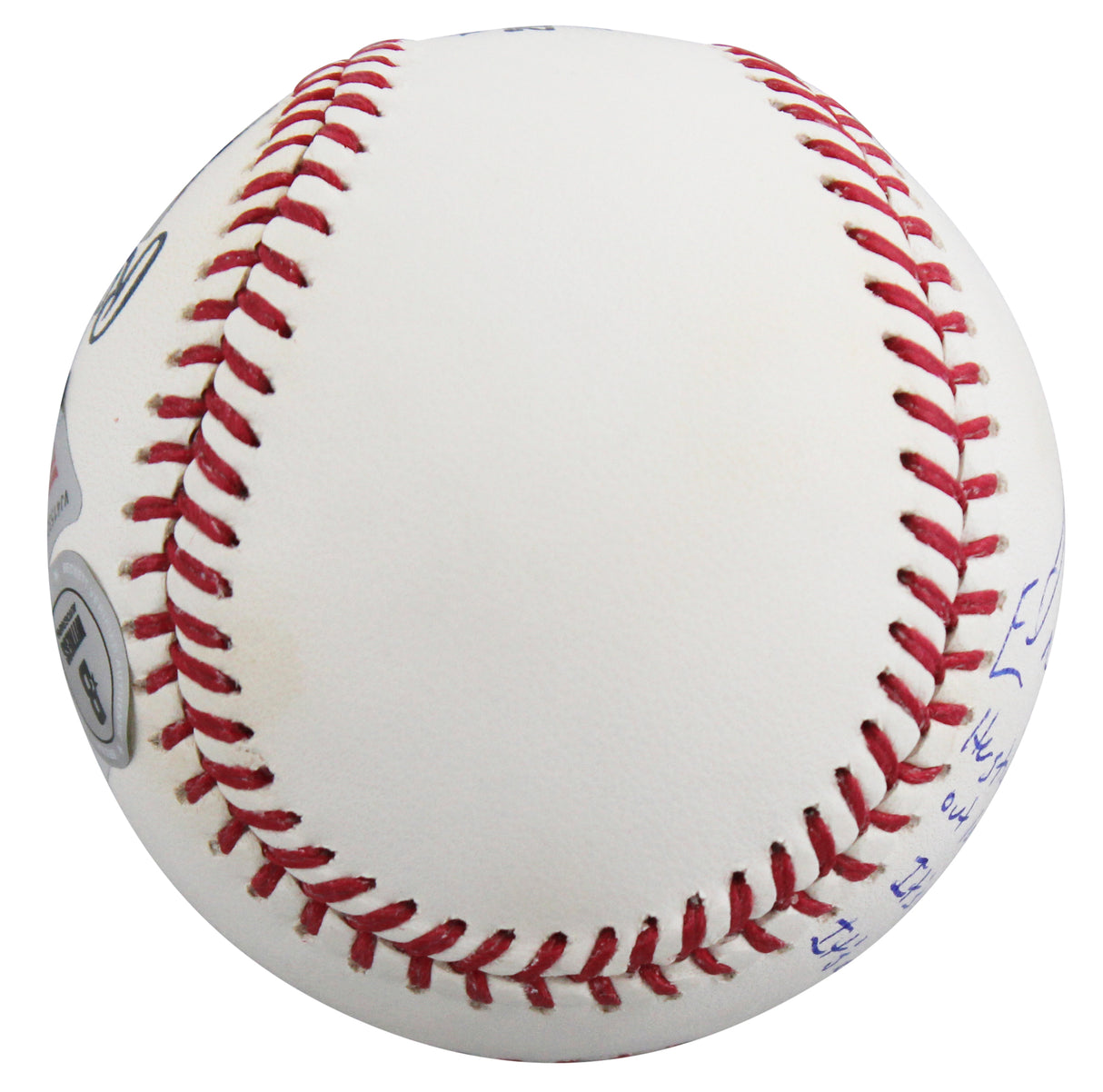 Rangers Eric Nadel & Josh Sborz Signed 2023 WS Logo OML Baseball BAS Fanatics