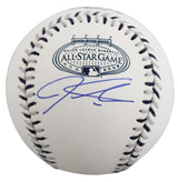 Rangers Josh Hamilton Signed 2008 All Star Game Logo OML Baseball BAS Witnessed