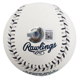 Rangers Josh Hamilton Signed 2008 All Star Game Logo OML Baseball BAS Witnessed
