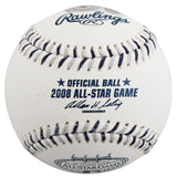 Rangers Josh Hamilton Signed 2008 All Star Game Logo OML Baseball BAS Witnessed