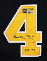 Bruins Bobby Orr "HOF 79" Signed Black Vintage M&N Throwback Jersey BAS & GNR