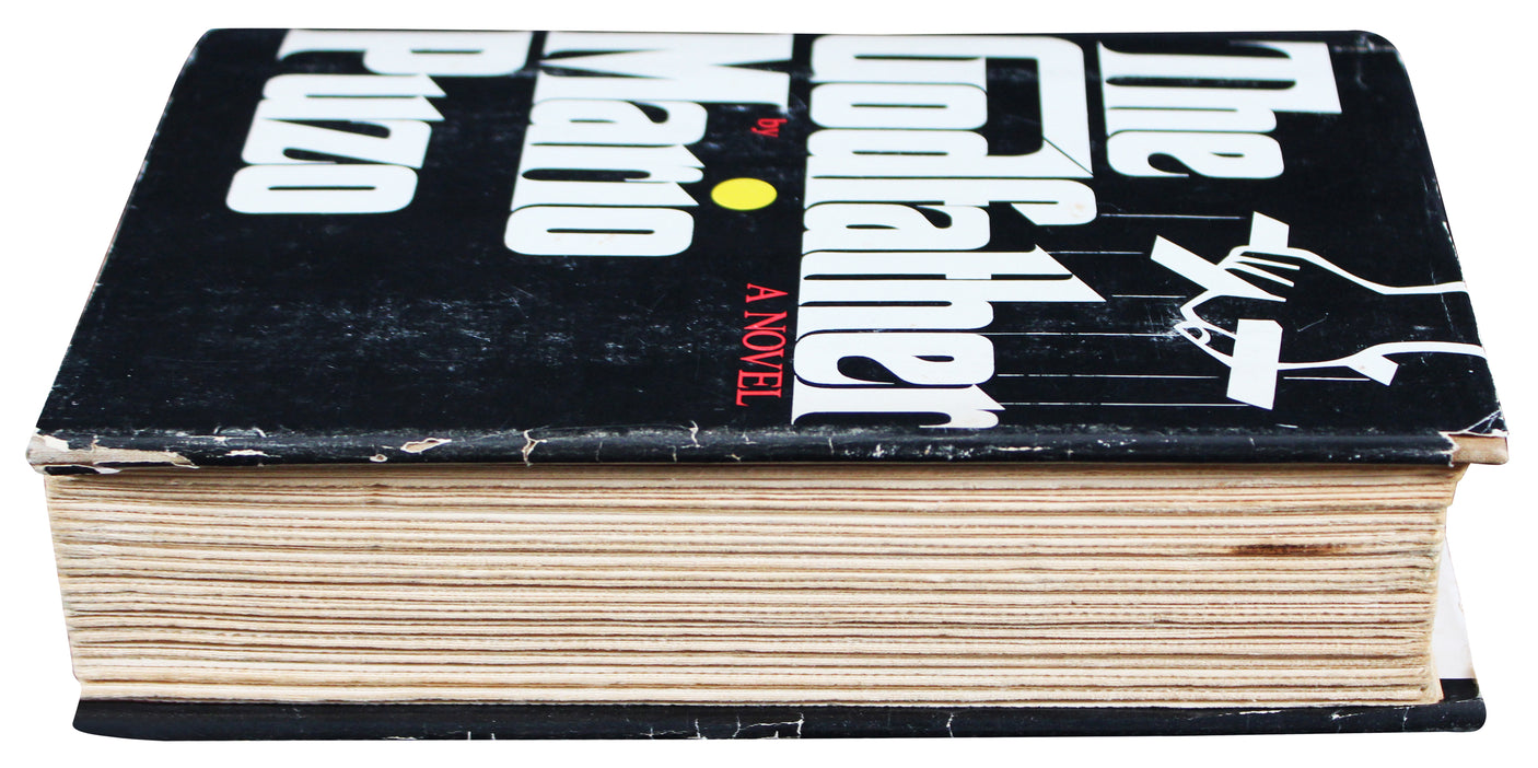 Mario Puzo The Godfather Signed 1st Edition Hard Cover Book w/ Dust Jacket BAS
