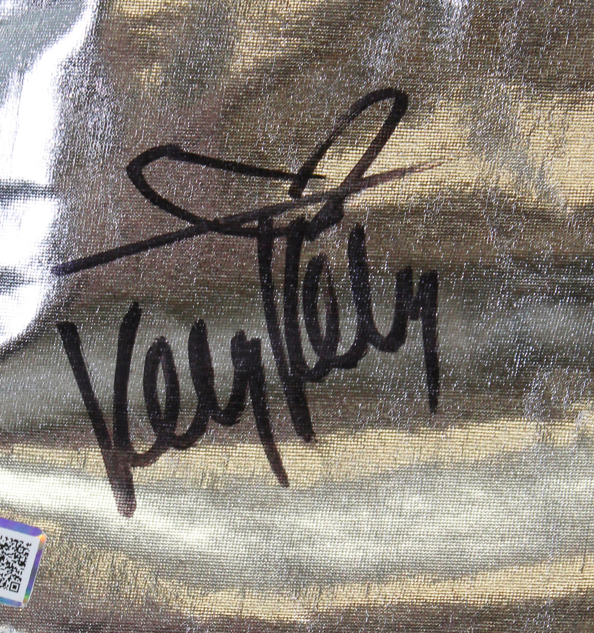 Kelly Kelly WWE Diva Authentic Signed Silver Shorts Autographed Tri Star
