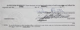 Brian Epstein The Beatles Signed 4 Page 8.5x11 1967 Contract BAS #AE13886