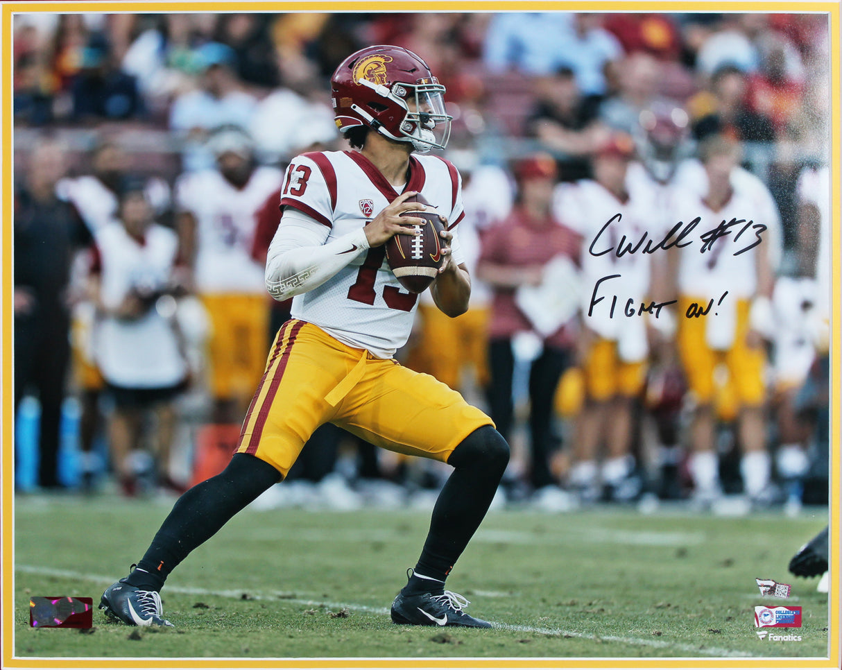 USC Caleb Williams Authentic Signed 16x20 Framed Photo Fanatics #B557298