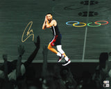 USA Stephen Curry Signed 16x20 Night Night Horizontal Spotlight Photo Framed BAS