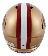 49ers George Kittle Signed Full Size Speed Rep Helmet W/ Case BAS Witnessed