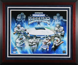 Cowboys (6) Lilly, Jones, White +3 Signed 16x20 Framed Photo JSA #WP74978