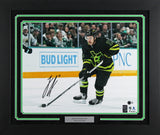Stars Logan Stankoven Authentic Signed 16x20 Framed Photo BAS Witness #2W278727
