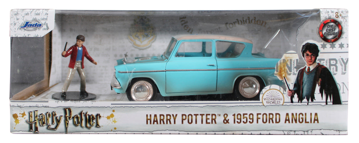 Daniel Radcliffe Harry Potter Signed Jada 1959 Ford Anglia Die Cast Car BAS
