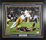 Notre Dame Cole Kmet Authentic Signed 16x20 Framed Photo BAS Witnessed #WK56449