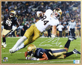 Notre Dame Cole Kmet Authentic Signed 16x20 Framed Photo BAS Witnessed #WK56449