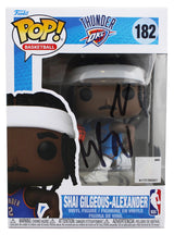Thunder Shai Gilgeous-Alexander Signed #182 Funko Pop Vinyl Figure BAS #BV70431