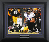 Ravens Ray Lewis Authentic Signed 16x20 Framed Photo Autographed BAS #M22963