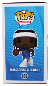 Thunder Shai Gilgeous-Alexander Signed #182 Funko Pop Vinyl Figure BAS #BV70431