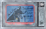 Star Wars Jones & Prowse Signed 1999 Star Wars Chrome Archives #58 Card BAS Slab