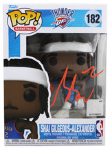 Thunder Shai Gilgeous-Alexander Signed #182 Funko Pop Vinyl Figure BAS #BV70428