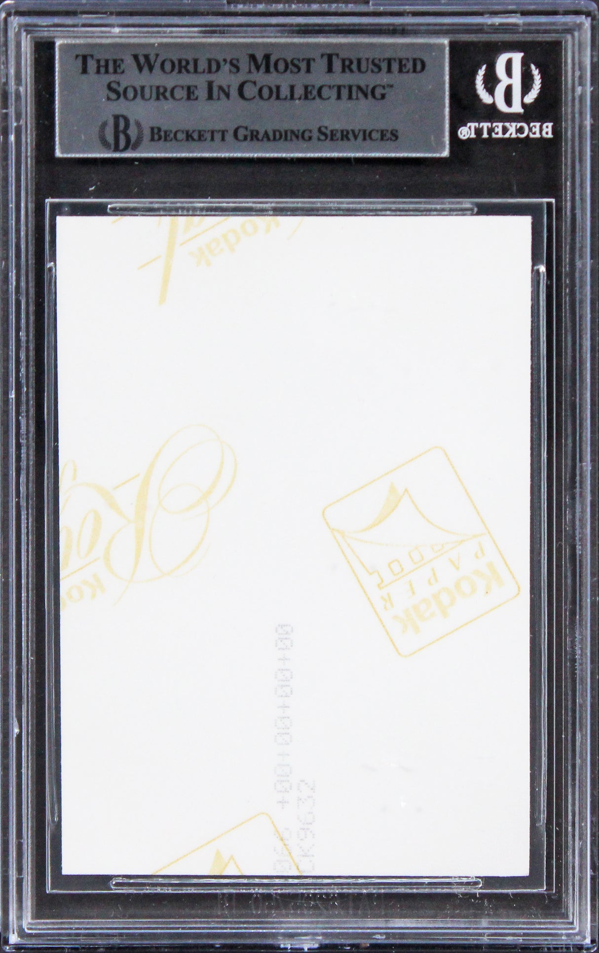 James Earl Jones & David Prowse Star Wars Signed Custom Trading Card BAS Slabbed