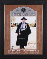 Val Kilmer Tombstone Authentic Signed 11x14 Vertical Framed Photo BAS