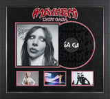 Lady Gaga Authentic Signed & Framed Mayhem Album Flat w/ Album & Vinyl BAS