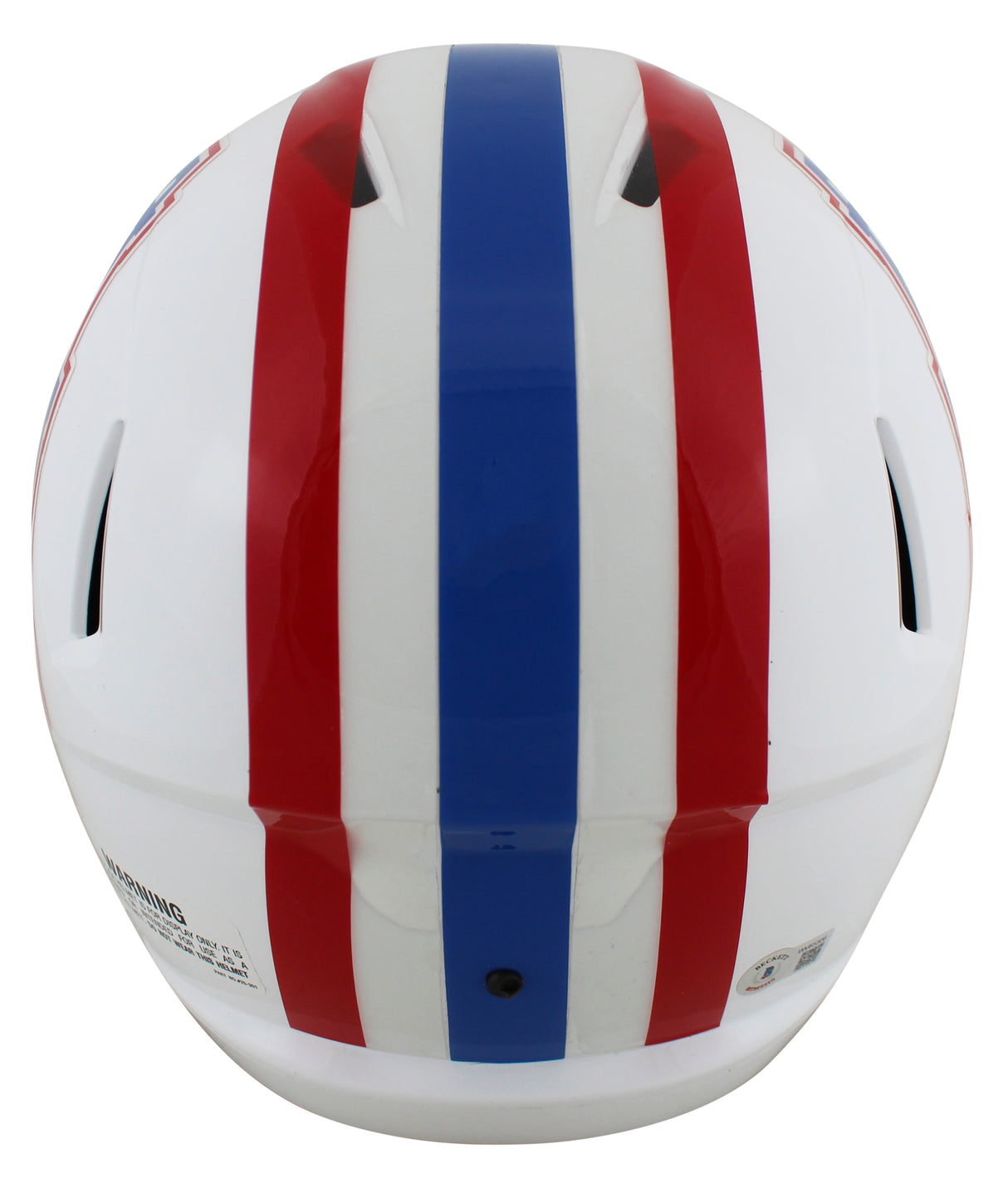 Oilers Earl Campbell "HOF" Signed 1981-98 TB F/S Speed Rep Helmet W/ Case BAS W