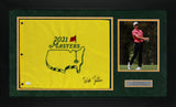 Will Zalatoris Authentic Signed & Framed 2021 Masters Golf Pin Flag JSA #AK66301