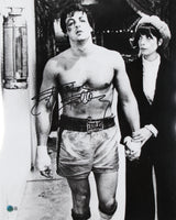 Sylvester Stallone Rocky Signed 16x20 Framed Vertical B&W Photo Auto 10! BAS