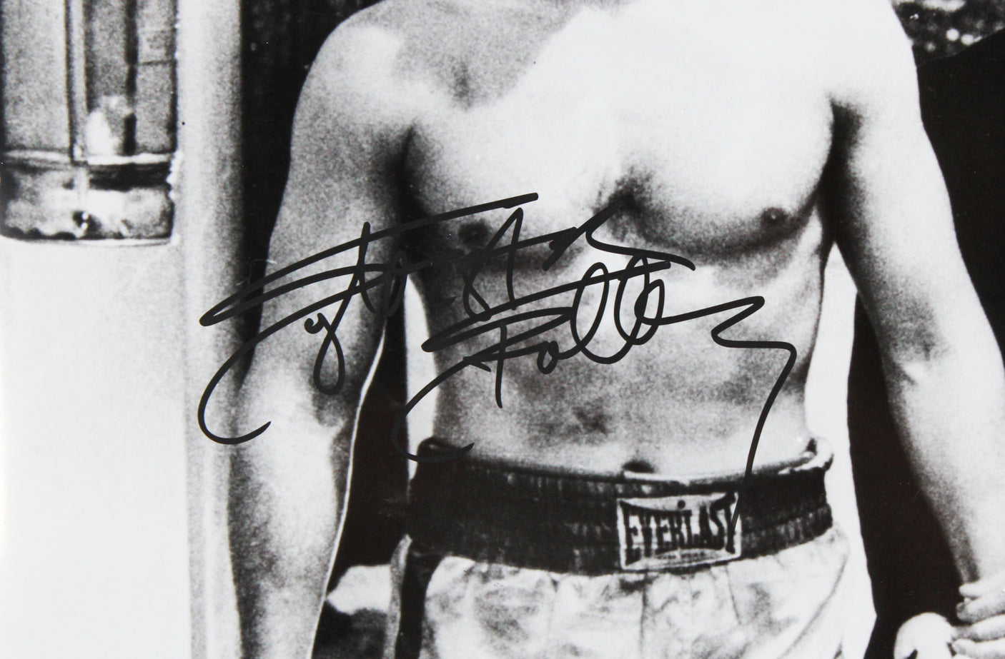 Sylvester Stallone Rocky Signed 16x20 Framed Vertical B&W Photo Auto 10! BAS